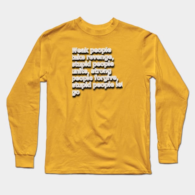 Word letters Long Sleeve T-Shirt by Dilhani